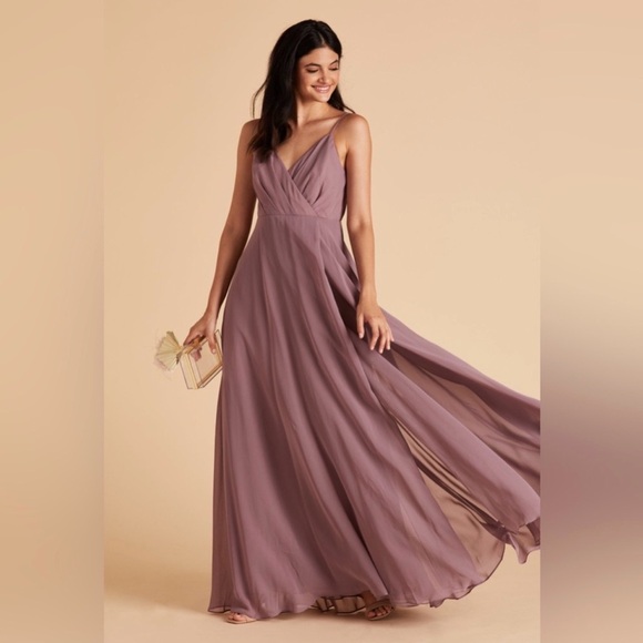 Birdy Grey Dresses & Skirts - Birdy Grey Kaia Dress Chiffon Dark Mauve XXL NEW NWT Bridesmaid Wedding
